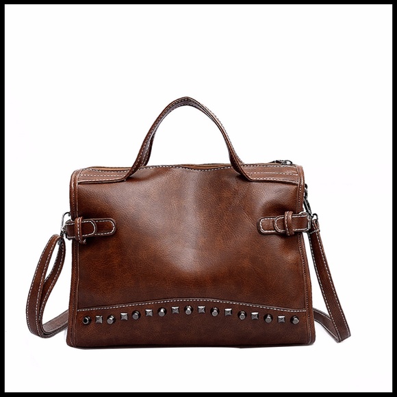 NEW HELENA Studded Tote Crossbody - Picture 5 of 8